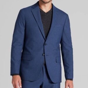 JOS. A. BANK Blue 100% Wool Traditional Fit Suit Jacket Blazer 42R NWOT